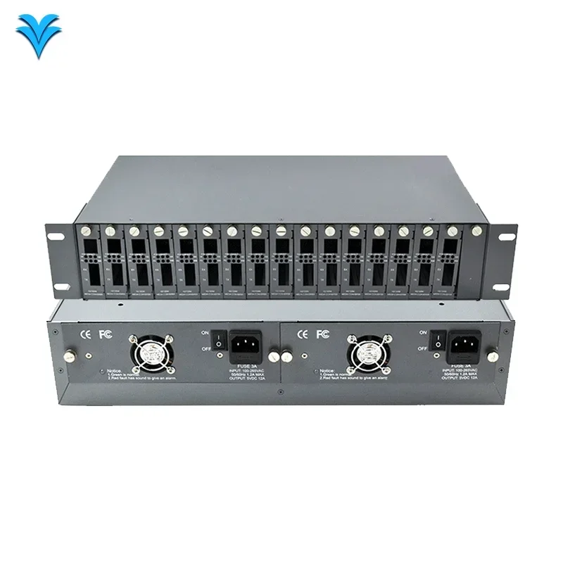 19 inch 2U 16 slots rack-mount media converter fiber optic chassis with Double Power Supply 16 Slots media converter
19 inch 2U 16 slots rack-mount media converter fiber optic chassis with Double Power Supply 16 Slots media converter
