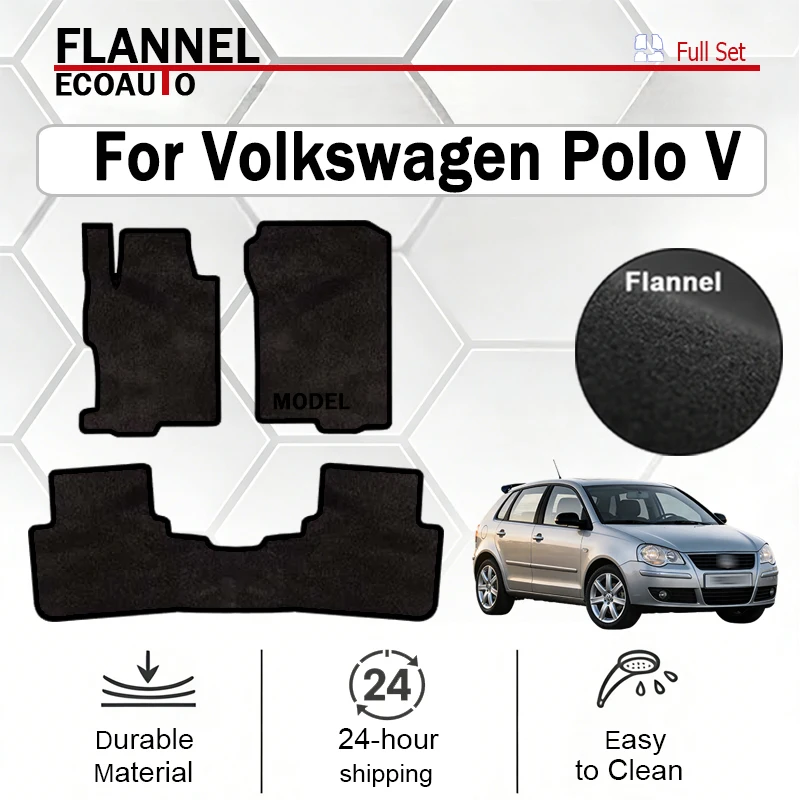 ECOAUTO Velour mats front for Volkswagen Polo V hatchback (2009 2010 2011 2012 2013-2017) -Black
ECOAUTO Velour mats front for Volkswagen Polo V hatchback (2009 2010 2011 2012 2013-2017) -Black