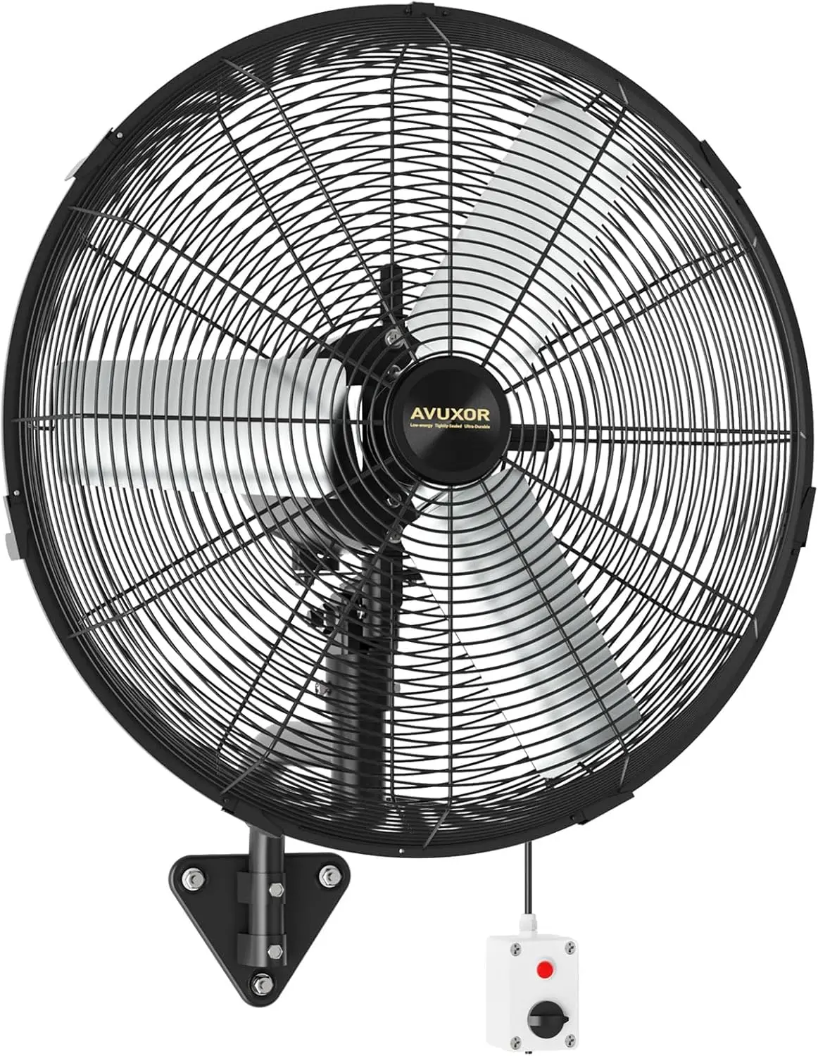 24-Inch Outdoor Wall Mount Fan, 4-Speed Oscillating Wall Fan with Sealed Brushless DC Motor, Heavy Duty Industrial Grade, Waterproof for Patio, Home, Garage, Commercial Warehouse, Factory Use
24-Inch Outdoor Wall Mount Fan, 4-Speed Oscillating Wall Fan with Sealed Brushless DC Motor, Heavy Duty Industrial Grade, Waterproof for Patio, Home, Garage, Commercial Warehouse, Factory Use