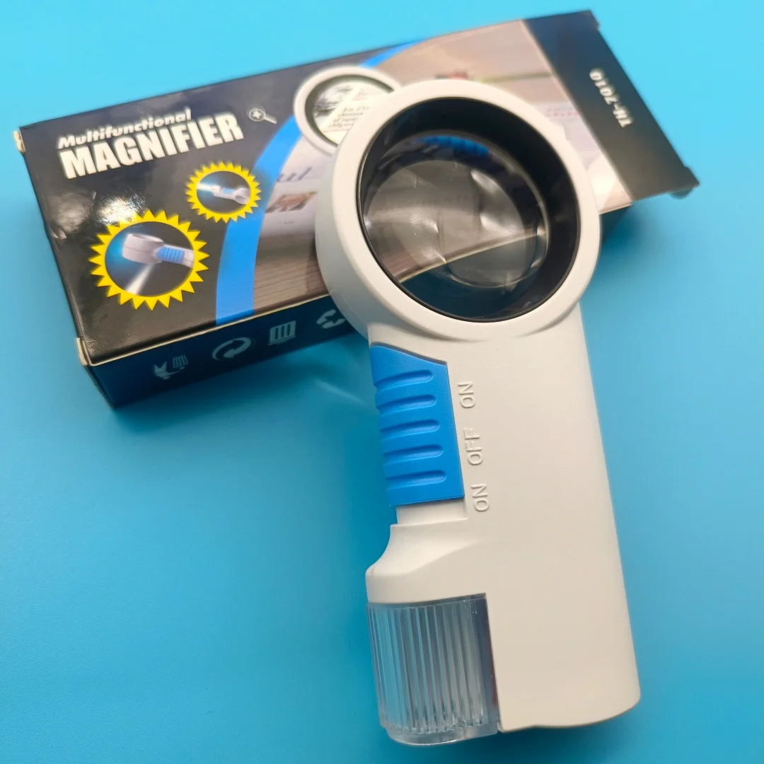 Handheld Magnifying Glasses with Light for Soldering Watchmaker Magnifier 8x Scope for Seniors Professional for Reading
Handheld Magnifying Glasses with Light for Soldering Watchmaker Magnifier 8x Scope for Seniors Professional for Reading