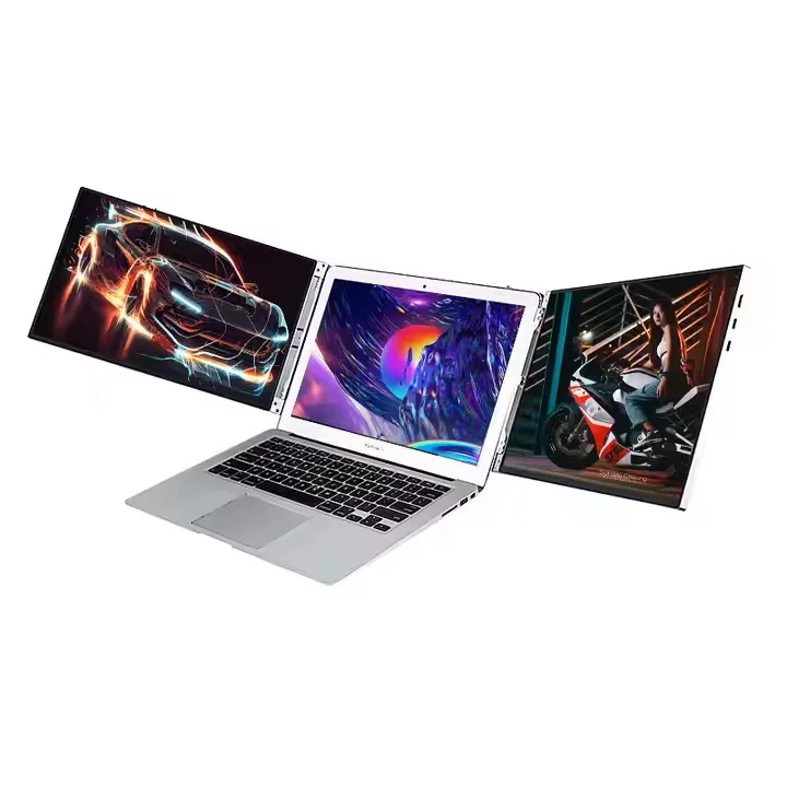 Gaming Laptops Triple Screen Laptop 14 Inch 1920*1200 Resolution Laptop Screen Extender for Game Teaching Design Office
Gaming Laptops Triple Screen Laptop 14 Inch 1920*1200 Resolution Laptop Screen Extender for Game Teaching Design Office