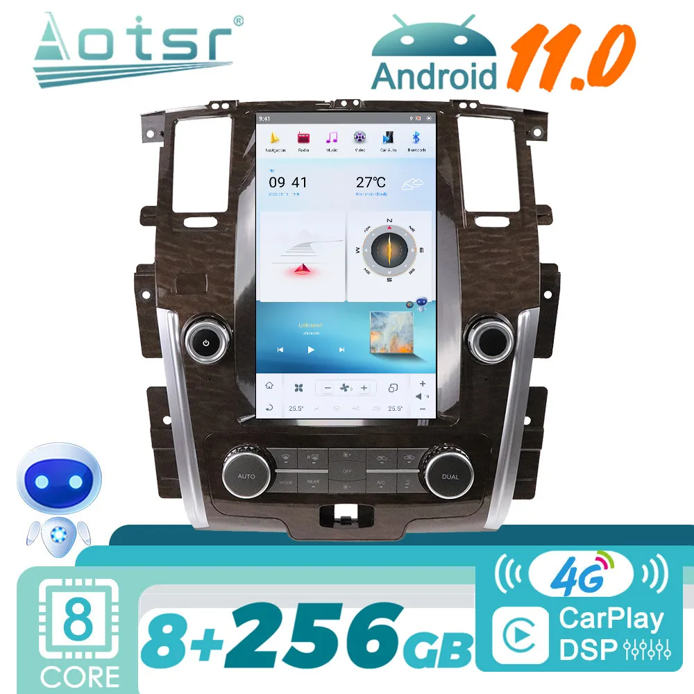 Android 11 For Nissan Patrol 2010-2017 Car Radio Stereo Receiver Autoradio Multimedia Player GPS Navigation Head Unit Screen
Android 11 For Nissan Patrol 2010-2017 Car Radio Stereo Receiver Autoradio Multimedia Player GPS Navigation Head Unit Screen