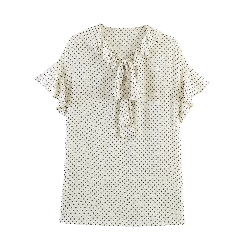 Summer Women's Short Sleeved Bow Tie Shirts Top 2026 New Fashionable Casual Blouses Elegant Women's Shirt
Summer Women's Short Sleeved Bow Tie Shirts Top 2026 New Fashionable Casual Blouses Elegant Women's Shirt