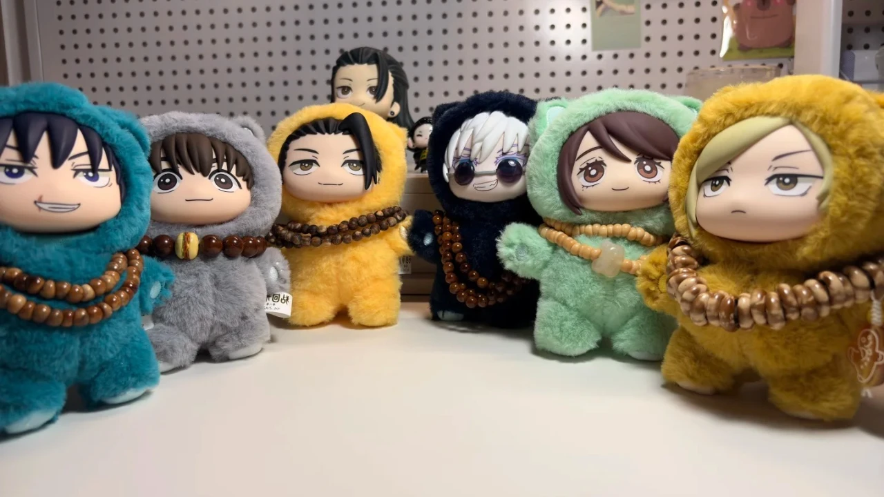 Подлинная плюшевая кукла Eaki Jujutsu Kaisen Season 2 - Cat Park Party Gojo Satoru Blind Box, коллекция моделей с подвеской в сумке
Подлинная плюшевая кукла Eaki Jujutsu Kaisen Season 2 - Cat Park Party Gojo Satoru Blind Box, коллекция моделей с подвеской в сумке