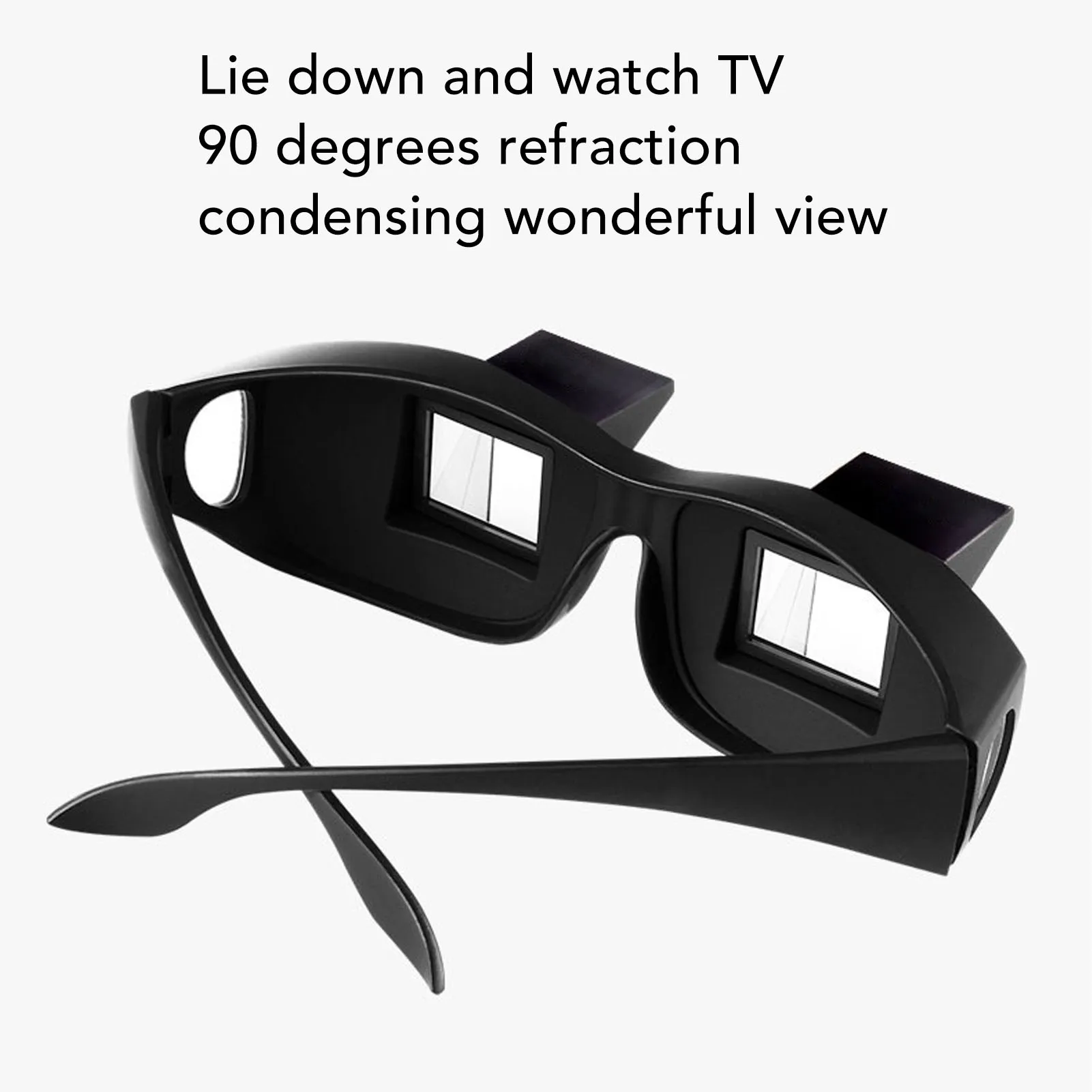 Lazy Glasses High Definition Optical Glass 90 Degree Refractive Prism Spacious Interior Bed Prism Spectacles for Watching TV
Lazy Glasses High Definition Optical Glass 90 Degree Refractive Prism Spacious Interior Bed Prism Spectacles for Watching TV