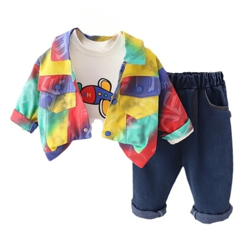 New Spring Autumn Baby Girl Clothes Children Boys Jacket T-Shirt Pants 3Pcs/Sets Toddler Casual Sports Costume Kids Tracksuits
New Spring Autumn Baby Girl Clothes Children Boys Jacket T-Shirt Pants 3Pcs/Sets Toddler Casual Sports Costume Kids Tracksuits