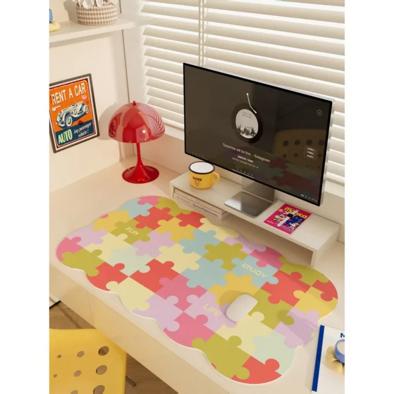 Cartoon illustration mouse pad oversized cute girl dormitory computer table pad large keyboard pad
Cartoon illustration mouse pad oversized cute girl dormitory computer table pad large keyboard pad
