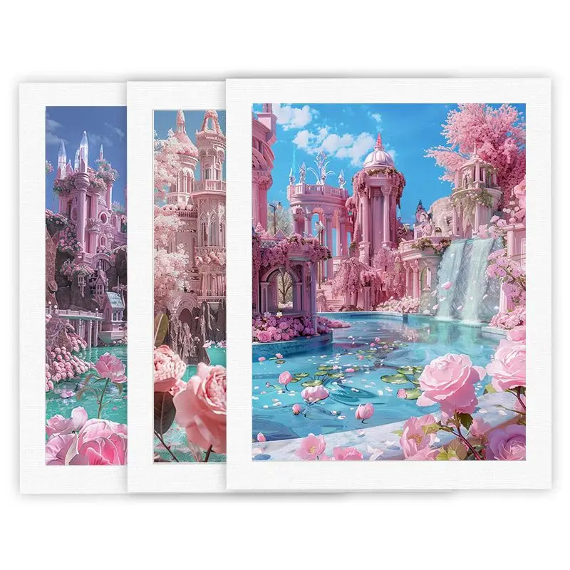CHENISTORY DIY Pictures By Number Pink Palace Landscape Kits Home Decor Painting By Numbers Drawing On Canvas HandPainted Art Gi
CHENISTORY DIY Pictures By Number Pink Palace Landscape Kits Home Decor Painting By Numbers Drawing On Canvas HandPainted Art Gi