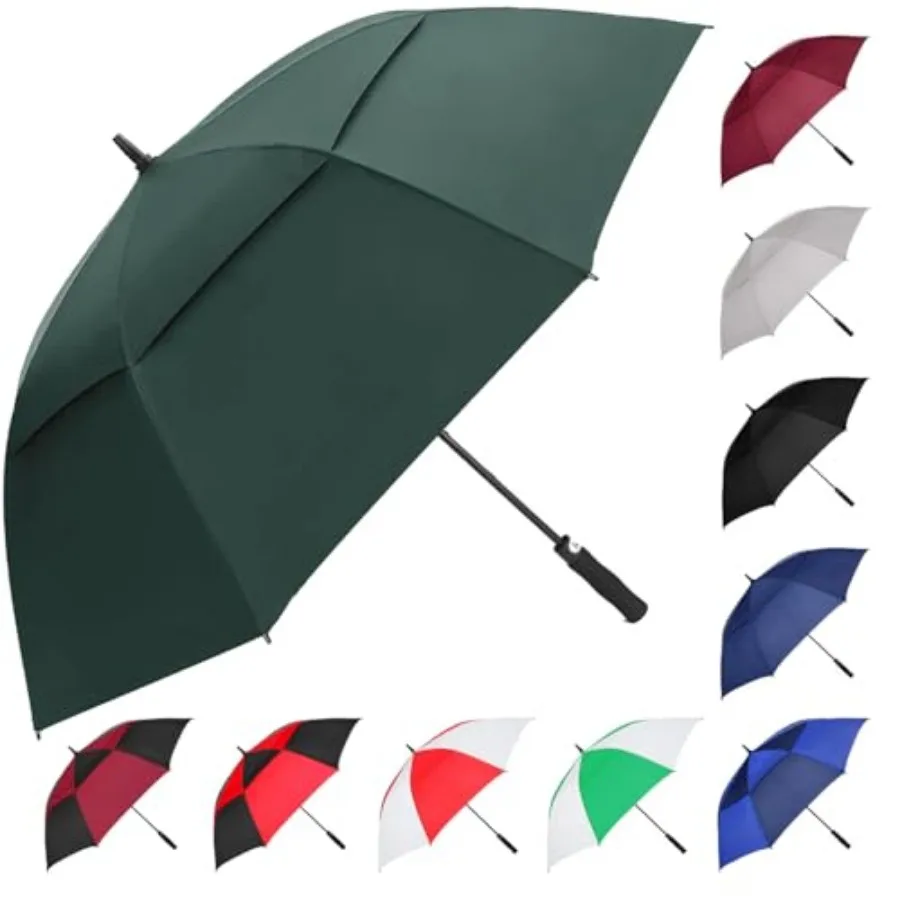 Extra Large Golf Umbrella/// Automatic Open Oversize Double Canopy Vented Windproof Waterproof Sports Umbrellas for Rain
Extra Large Golf Umbrella/// Automatic Open Oversize Double Canopy Vented Windproof Waterproof Sports Umbrellas for Rain