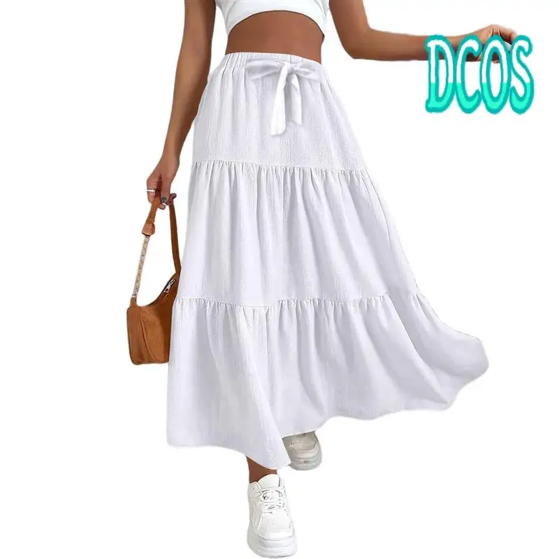 DCOS-Women High Waisted Flowy Tiered Linen Skirt Casual Pleated A-Line Beach Long Skirts With Tie
DCOS-Women High Waisted Flowy Tiered Linen Skirt Casual Pleated A-Line Beach Long Skirts With Tie