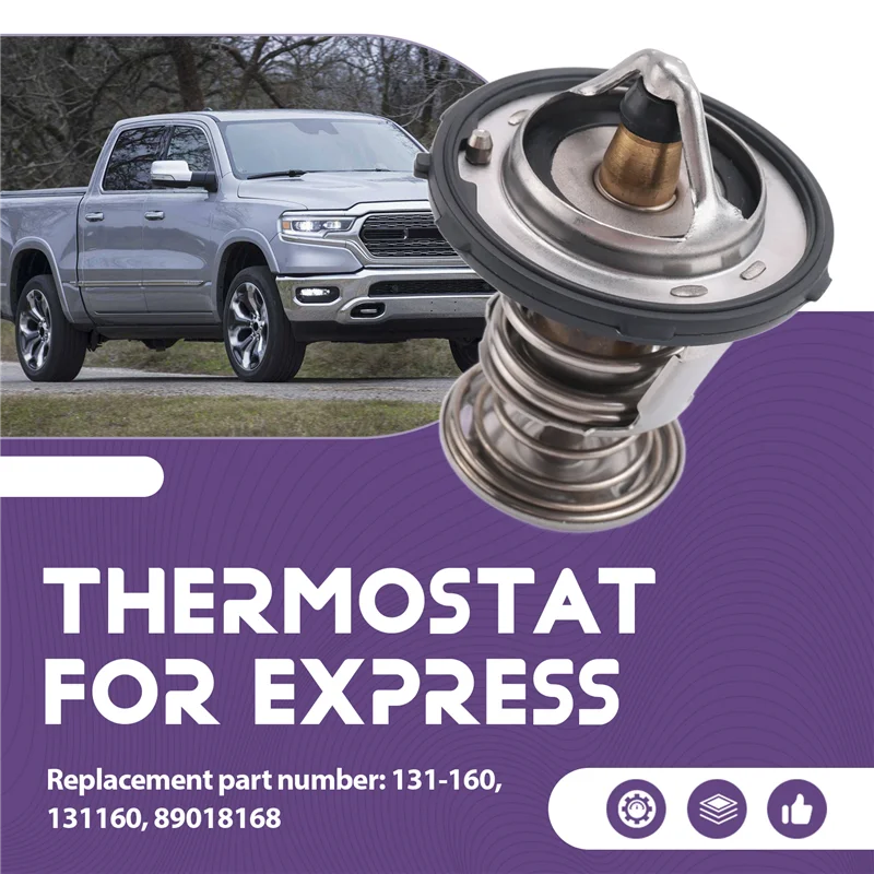 Термостат двигателя, подходит для Express Sierra GMC 5.3L 6.0L Cadillac, замена 131160 89018168
Термостат двигателя, подходит для Express Sierra GMC 5.3L 6.0L Cadillac, замена 131160 89018168