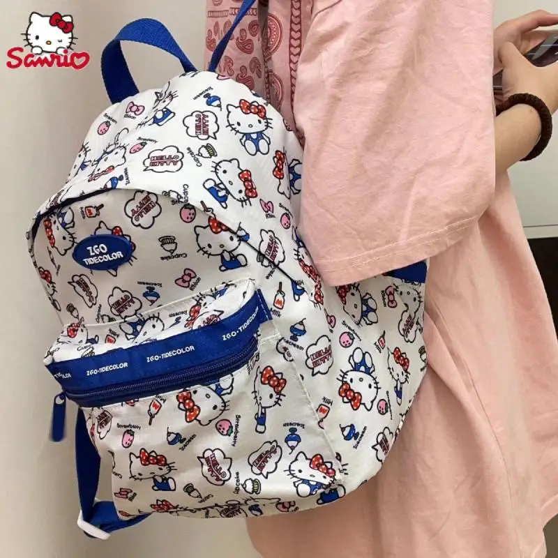 Рюкзак HelloKitty с героями мультфильмов, милый школьный ранец аниме Sanrio, Вместительная дорожная сумка, многофункциональная сумка для хранения, подарок для девушки
Рюкзак HelloKitty с героями мультфильмов, милый школьный ранец аниме Sanrio, Вместительная дорожная сумка, многофункциональная сумка для хранения, подарок для девушки