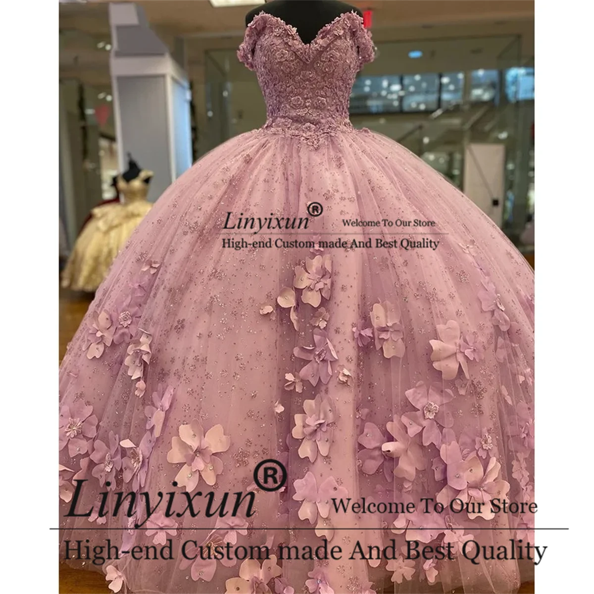 Elegance Customized Long Train Ball Gown Sweet 16 Quinceanera Dresses 2024 3D Applique Formal Party Gowns Vestidos De 15 Años
Elegance Customized Long Train Ball Gown Sweet 16 Quinceanera Dresses 2024 3D Applique Formal Party Gowns Vestidos De 15 Años