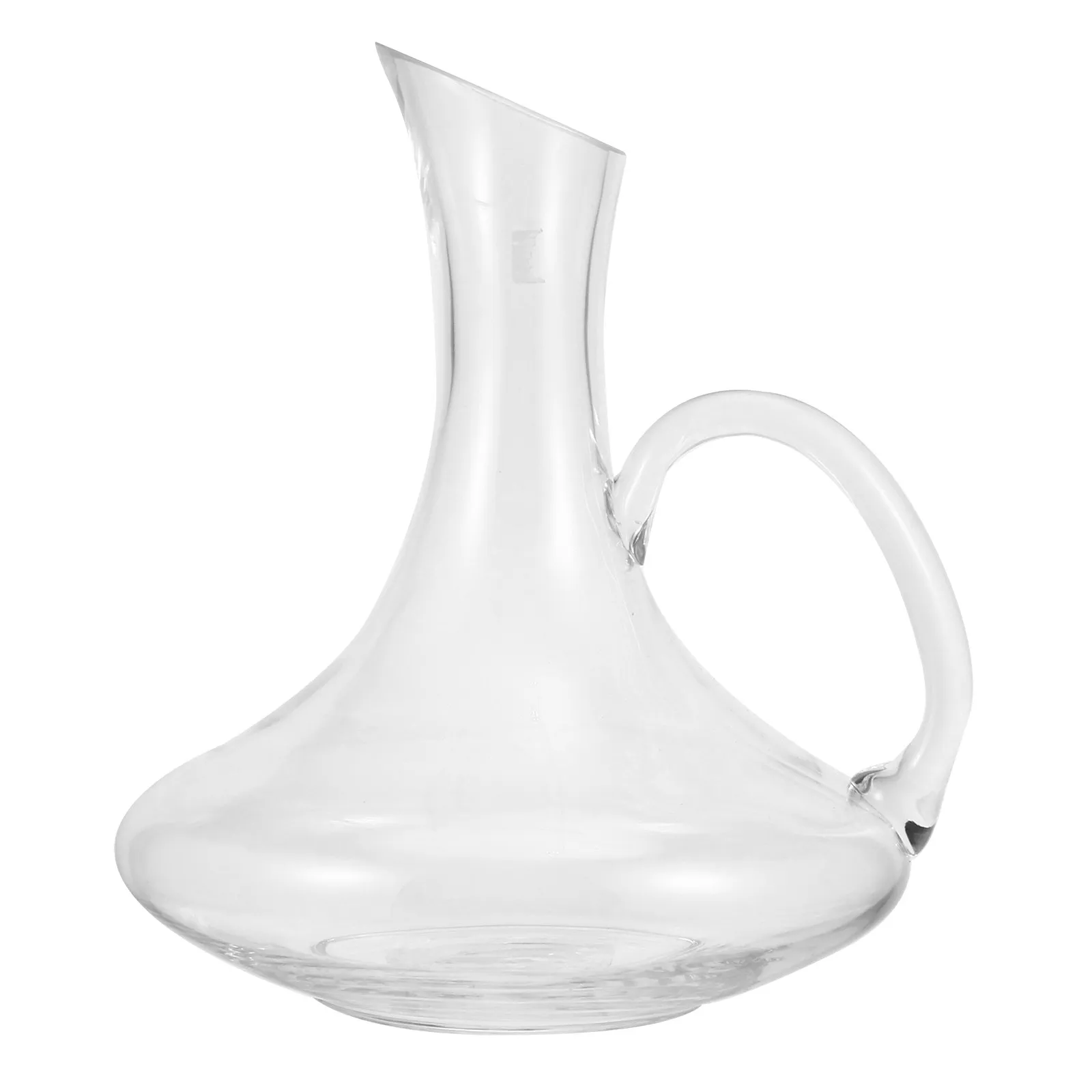 1Pcs Creative Glass Wine Decanter Red Wine Pourer Handle 1500Ml Crack-Proof Transparent Decanter for Restaurant Bar Home
1Pcs Creative Glass Wine Decanter Red Wine Pourer Handle 1500Ml Crack-Proof Transparent Decanter for Restaurant Bar Home