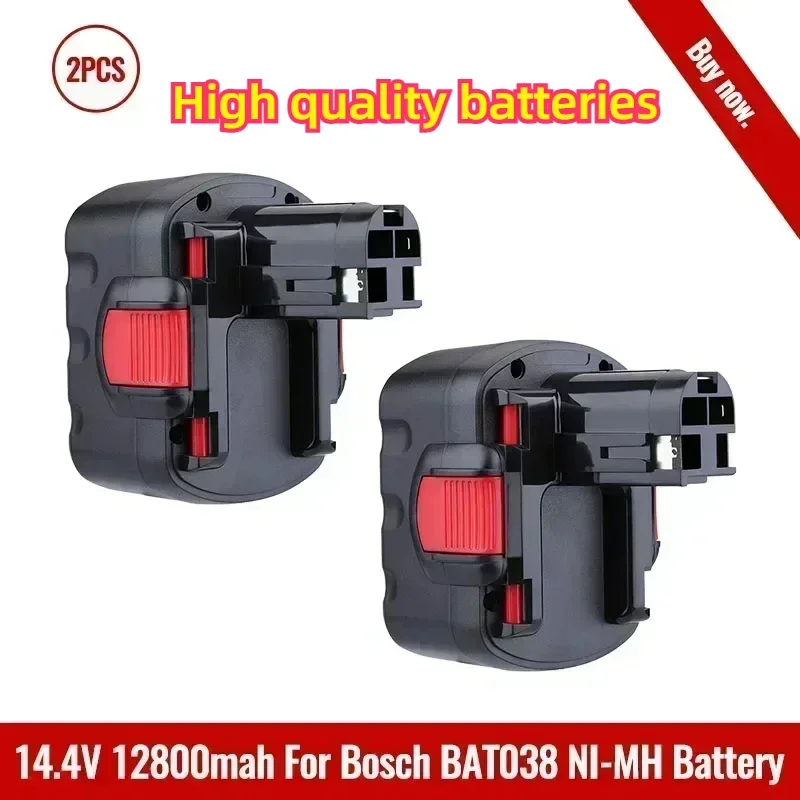 Super 14.4V12800mAh Rechargeable Battery for Bosch BAT038 BAT040 BAT140 BAT159 BAT041 3660K NI-MH PSR GSR GWS GHO 14.4V Battery.
Super 14.4V12800mAh Rechargeable Battery for Bosch BAT038 BAT040 BAT140 BAT159 BAT041 3660K NI-MH PSR GSR GWS GHO 14.4V Battery.