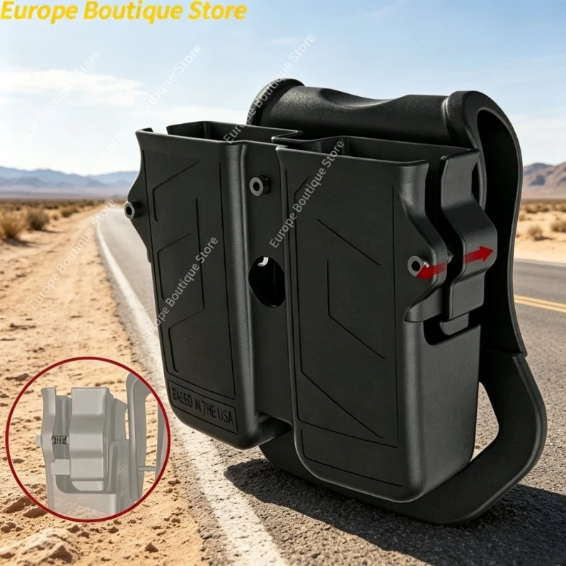 Versatile Clip Carrier 9mm 10mm .40 .45 Double Single Stack Clip Pocket Field Belt Storage Supplies
Versatile Clip Carrier 9mm 10mm .40 .45 Double Single Stack Clip Pocket Field Belt Storage Supplies