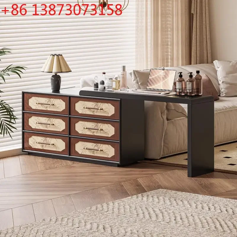 Medieval dresser master design bamboo leaf element makeup table household bedroom bedside senior dressing table
Medieval dresser master design bamboo leaf element makeup table household bedroom bedside senior dressing table