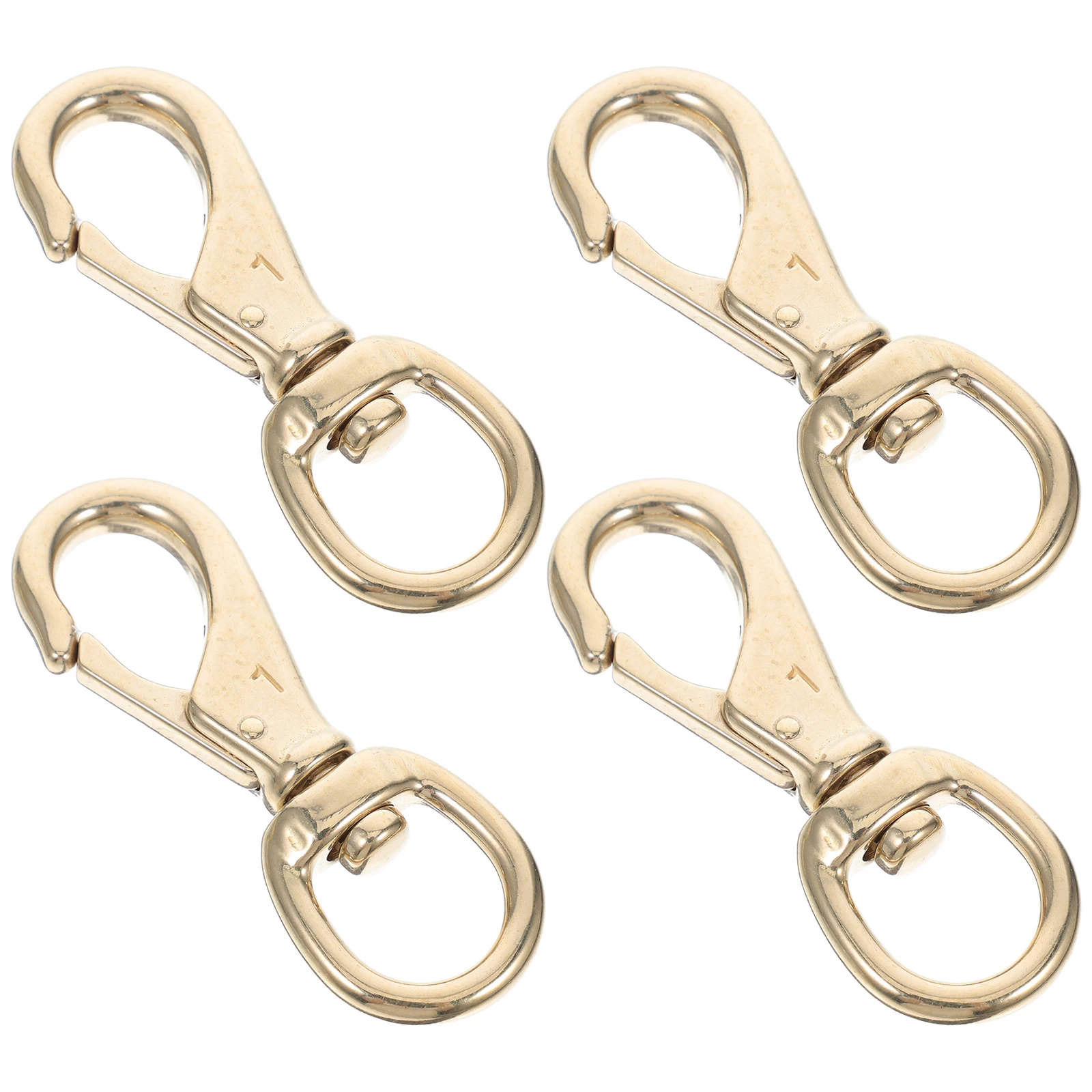 4 pcs Brass Swivel Hooks Round Tail Large Dog Keychains Snap Clasps Lobster Rings Metal Accessories Teaching Equipment
4 pcs Brass Swivel Hooks Round Tail Large Dog Keychains Snap Clasps Lobster Rings Metal Accessories Teaching Equipment