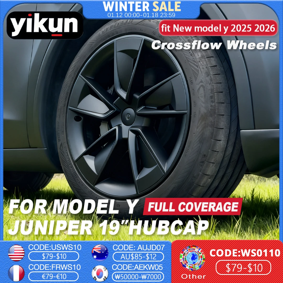 4 шт. крышка ступицы 19 дюймов для Tesla Model Y Juniper, колпаки ступиц, сменная крышка перекрестных колес, полный обод, аксессуары 2025
4 шт. крышка ступицы 19 дюймов для Tesla Model Y Juniper, колпаки ступиц, сменная крышка перекрестных колес, полный обод, аксессуары 2025