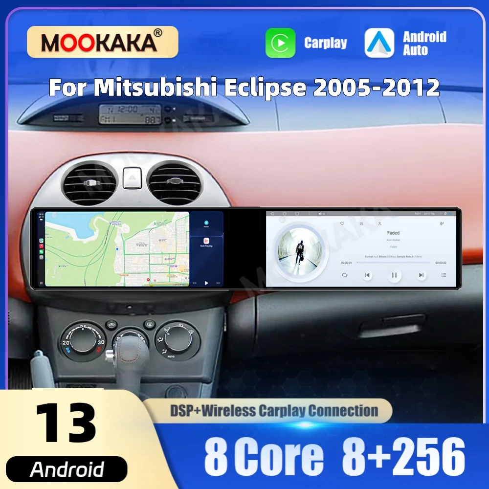 For Mitsubishi Eclipse 2005~2012 Qualcomm Android Car Stereo Wireless Carplay Android Auto GPS Navigation 12.3" HD Touch Screen
For Mitsubishi Eclipse 2005~2012 Qualcomm Android Car Stereo Wireless Carplay Android Auto GPS Navigation 12.3" HD Touch Screen