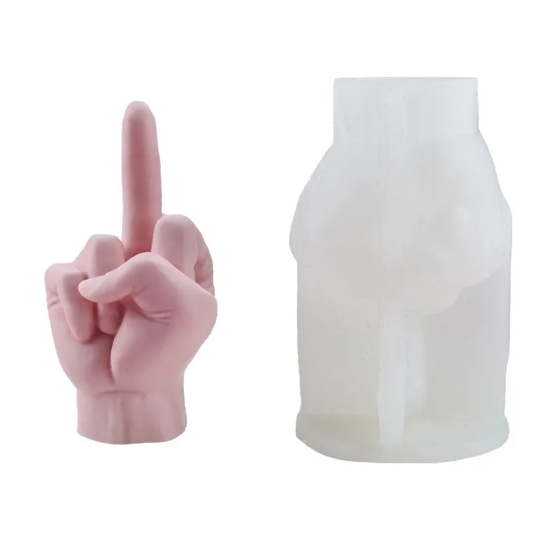 Funny Middle Finger Silicone Candle Mold Human Body Candle Making Handmade Resin Soap Clay Mold Gifts Craft Supplies Home Decor
Funny Middle Finger Silicone Candle Mold Human Body Candle Making Handmade Resin Soap Clay Mold Gifts Craft Supplies Home Decor