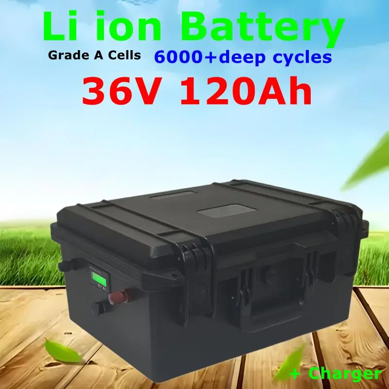 Литиевая батарея 36 В 120 Ач литий-ионная батарея с BMS для инверторной лодочной машины для гольф-кара 2800-7200 Вт
Литиевая батарея 36 В 120 Ач литий-ионная батарея с BMS для инверторной лодочной машины для гольф-кара 2800-7200 Вт