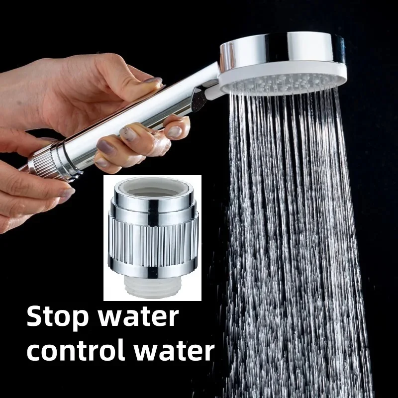 Shower Head Control Switch Flow Water Stop Valve, Water Pressure Regulator for Handheld Shower Head, G1/2 Chrome Universal
Shower Head Control Switch Flow Water Stop Valve, Water Pressure Regulator for Handheld Shower Head, G1/2 Chrome Universal