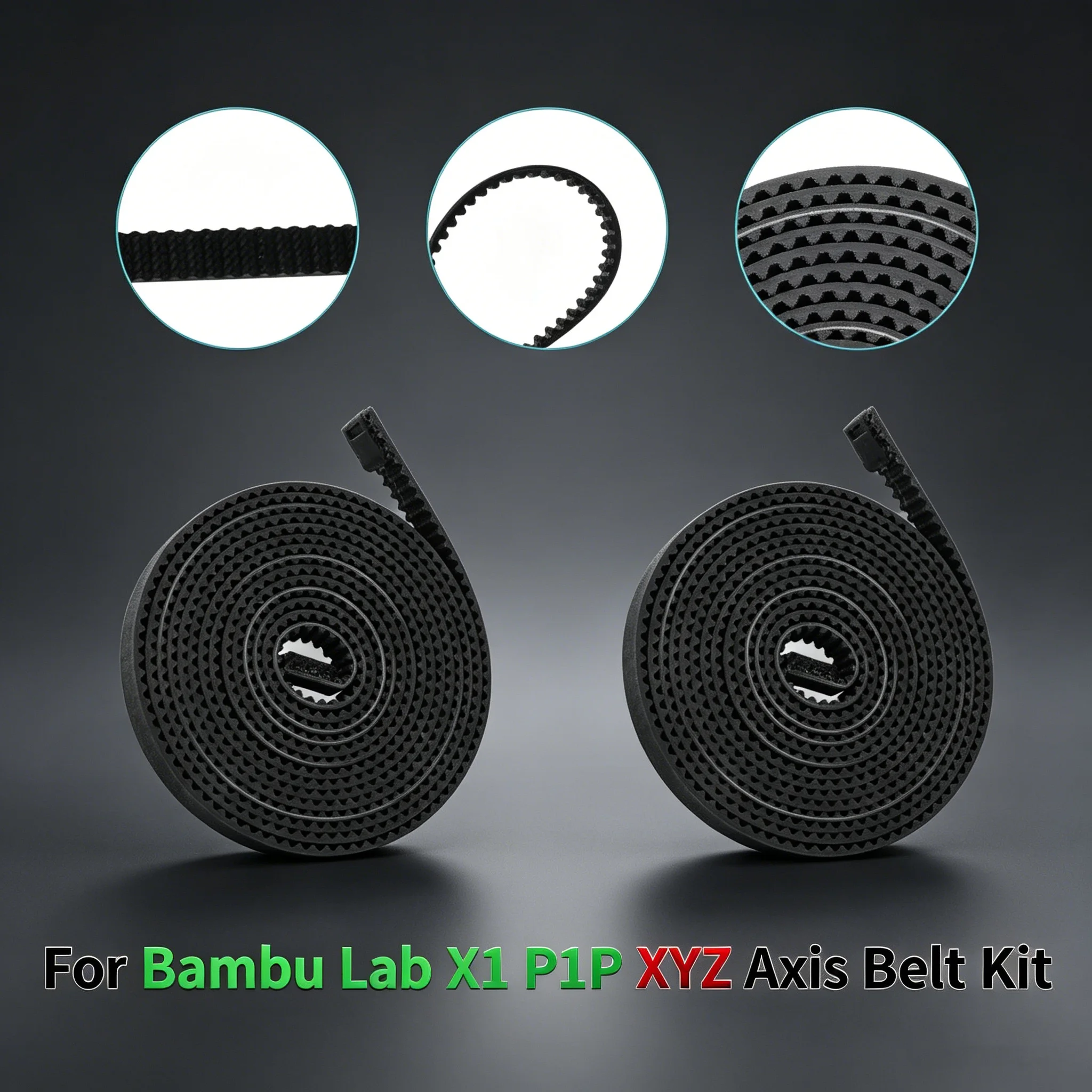 3D Printer Timing Belt For Bambu Lab X1 X1C P1P P1S Fiberglass Rubber X Y Z Axis 6mm 10mm Width 3D Printer Parts
3D Printer Timing Belt For Bambu Lab X1 X1C P1P P1S Fiberglass Rubber X Y Z Axis 6mm 10mm Width 3D Printer Parts