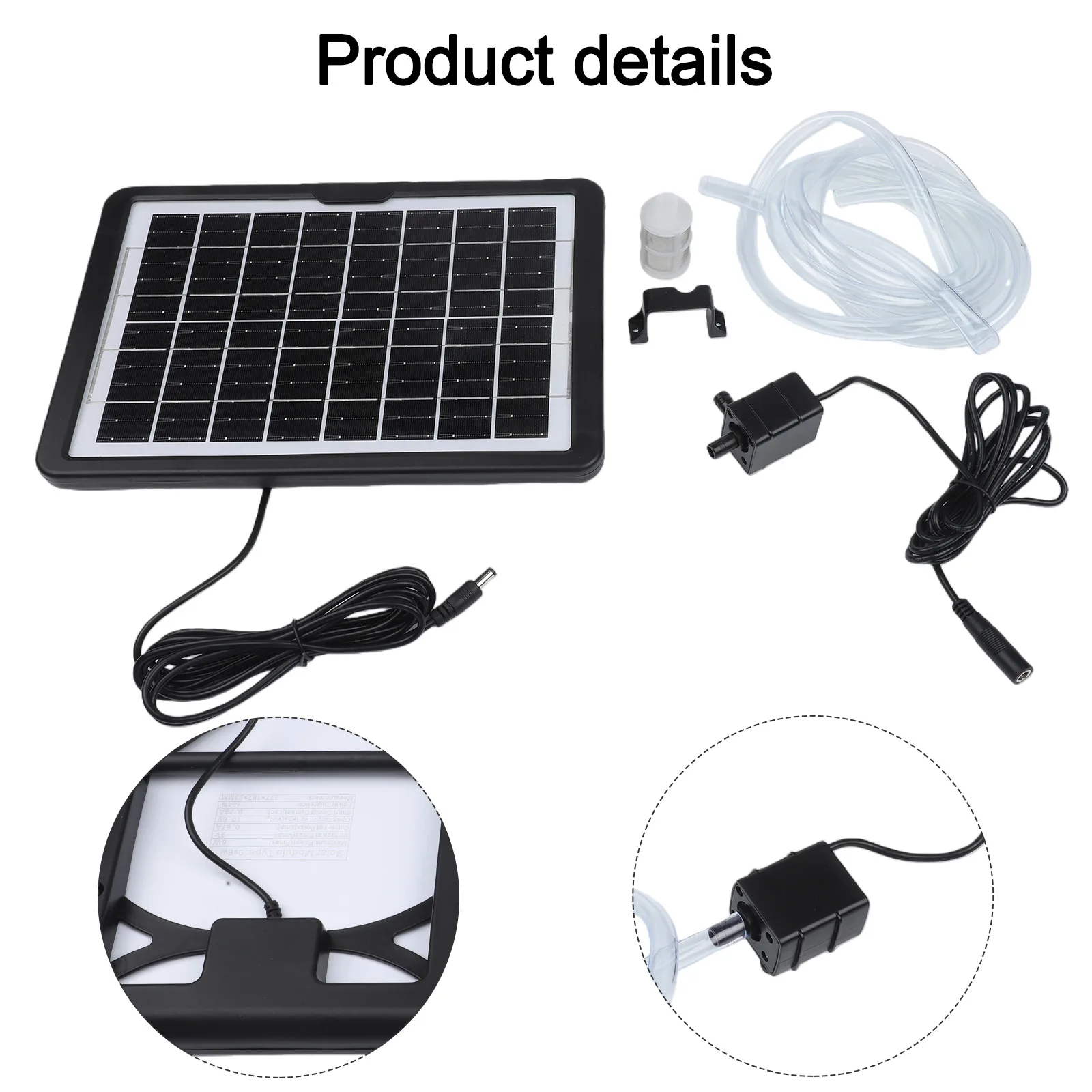 Filter Fish Tank Pump Water Pump 2.5*4cm Submersible Pump Quiet Water Pump Stable Operation Pump Adjustable Solar Panel
Filter Fish Tank Pump Water Pump 2.5*4cm Submersible Pump Quiet Water Pump Stable Operation Pump Adjustable Solar Panel