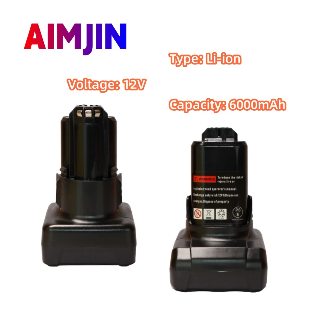 12V 6000mAh Li-ion Rechargeable Battery For Bosch BAT420 BAT412A BAT413A D-70745GOP Cordless Power Tools battery Replacement
12V 6000mAh Li-ion Rechargeable Battery For Bosch BAT420 BAT412A BAT413A D-70745GOP Cordless Power Tools battery Replacement