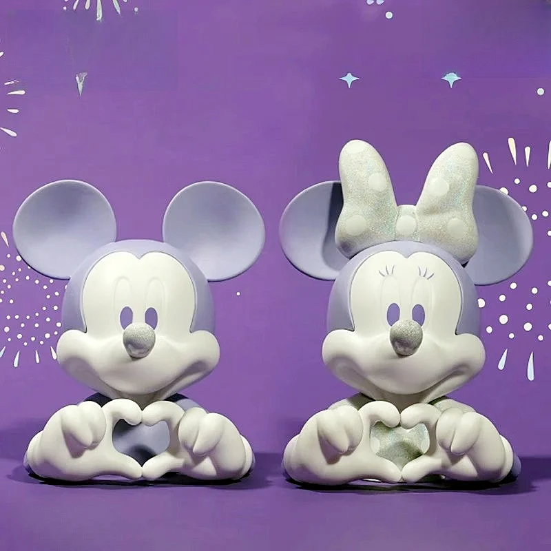 Disney Микки и Минни в форме любви, мини-полубюст, фиолетовая тарелка, нежное украшение, отличный подарок на день рождения, милый подарок
Disney Микки и Минни в форме любви, мини-полубюст, фиолетовая тарелка, нежное украшение, отличный подарок на день рождения, милый подарок