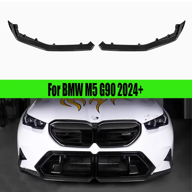 For BMW M5 G90 2024+ Dry Carbon Fiber Front lip Car Front Bumper Diverter Spoiler Diffuser Front lip chin Shunt Upgrade body kit
For BMW M5 G90 2024+ Dry Carbon Fiber Front lip Car Front Bumper Diverter Spoiler Diffuser Front lip chin Shunt Upgrade body kit
