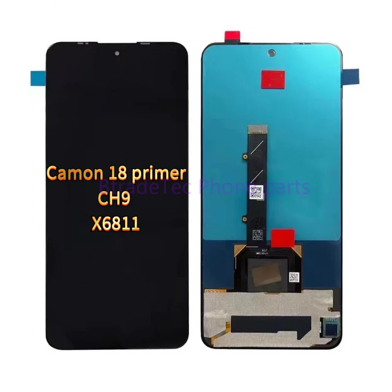 ЖК-экран AMOLED для Tecno Camon 18 Premier CH9 CH9n с дигитайзером в полной сборке
ЖК-экран AMOLED для Tecno Camon 18 Premier CH9 CH9n с дигитайзером в полной сборке