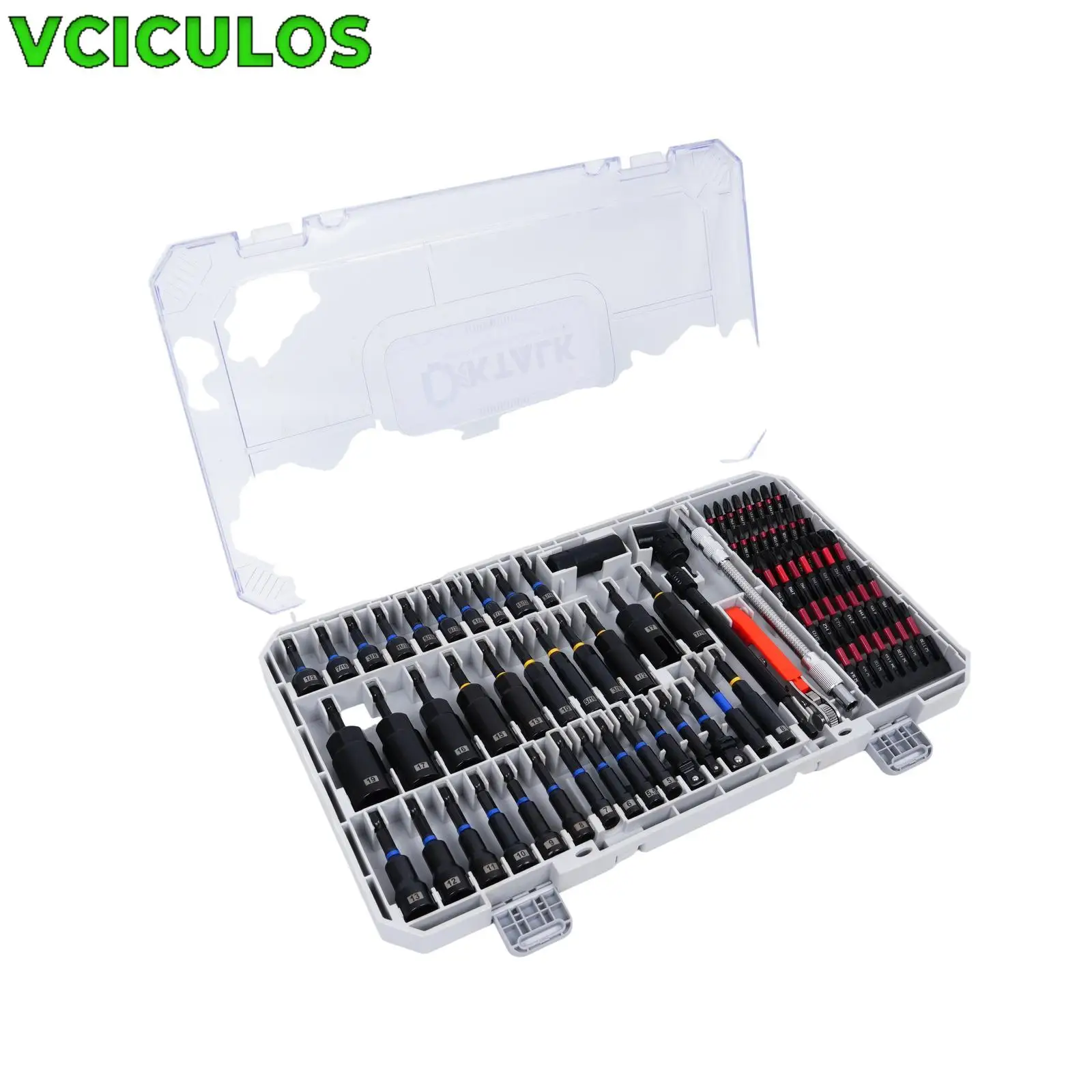 86pcs Nut Driver Set Metric & SAE with Socket Adapters Bit Holder Wing Nut Driver Sockets Quick Release Extension Power Bits
86pcs Nut Driver Set Metric & SAE with Socket Adapters Bit Holder Wing Nut Driver Sockets Quick Release Extension Power Bits
