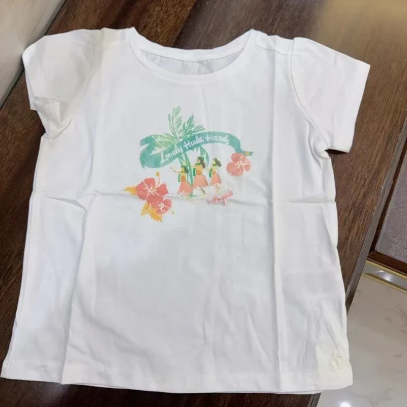 Girls Printed Top 2025 Summer New White Short Sleeve Girl Tops Cosutmes T-Shirt Pure Cotton Princess Outfit Kids Clothes Toddler
Girls Printed Top 2025 Summer New White Short Sleeve Girl Tops Cosutmes T-Shirt Pure Cotton Princess Outfit Kids Clothes Toddler
