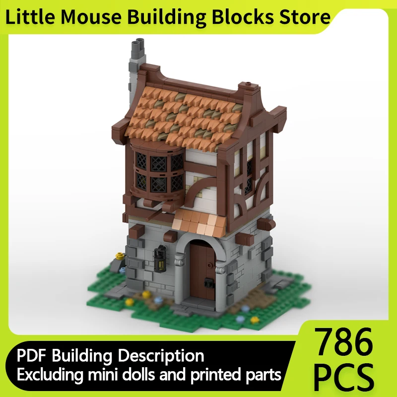 Medieval Castle Model MOC Building Bricks Village Street View House Modular Technology Gifts Holiday Assemble Children Toys Suit
Medieval Castle Model MOC Building Bricks Village Street View House Modular Technology Gifts Holiday Assemble Children Toys Suit