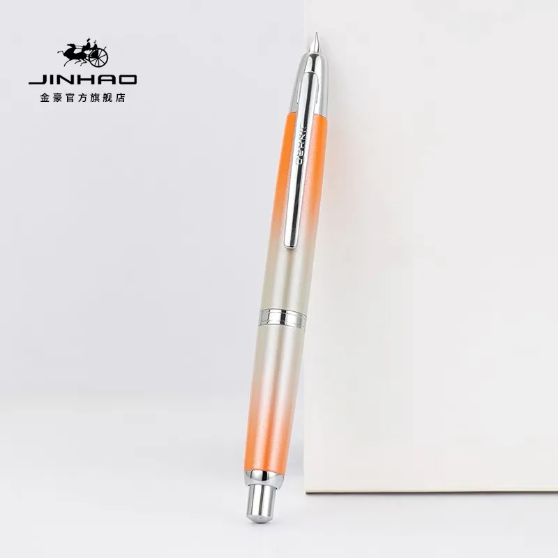 JINHAO 10 Press Retractable Fountain Pen EF/F Nib Clicking Pen Stationery Metal Matte Black Writing Pen Office School Supplies
JINHAO 10 Press Retractable Fountain Pen EF/F Nib Clicking Pen Stationery Metal Matte Black Writing Pen Office School Supplies