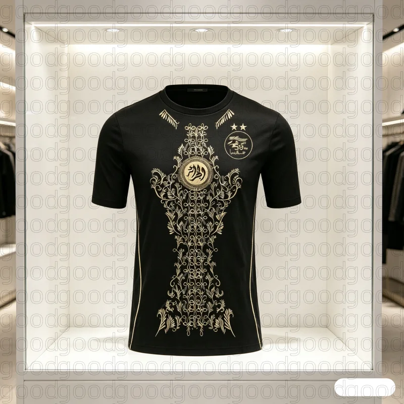 Algeria Team Away Jersey Season_ Men's and Women's Fashionable Top T-shirt with A Fusion of Green Background Family Kids Tees 26
Algeria Team Away Jersey Season_ Men's and Women's Fashionable Top T-shirt with A Fusion of Green Background Family Kids Tees 26