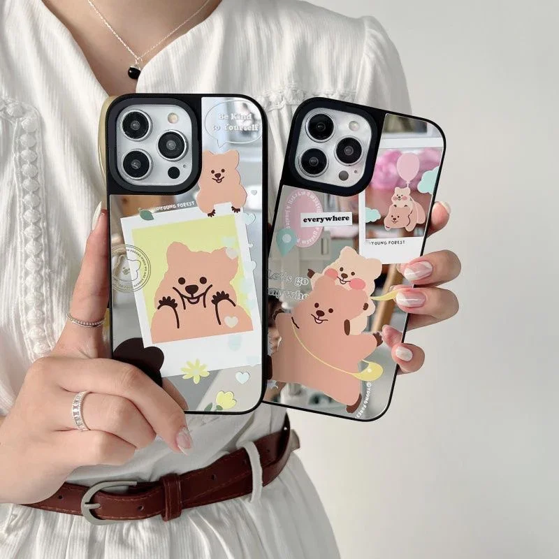 Cartoon Bear Mirror Magnetic Phone Case Cover for IPhone 11 12 13 14 15 16 Pro Max Case for IPhone 16 Pro Max
Cartoon Bear Mirror Magnetic Phone Case Cover for IPhone 11 12 13 14 15 16 Pro Max Case for IPhone 16 Pro Max