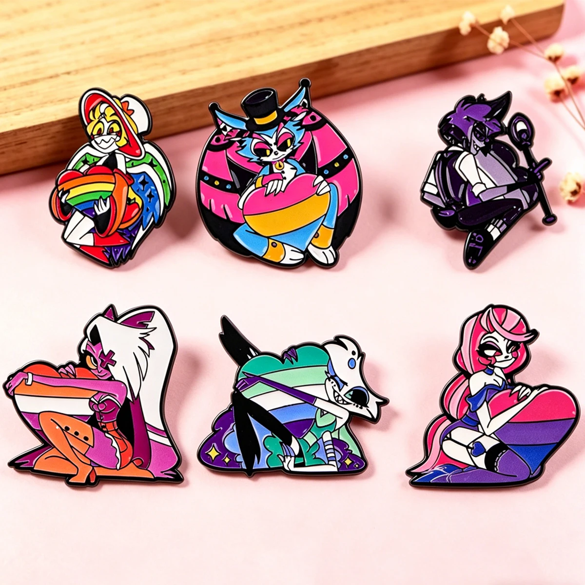 Fantasy Demon Character Enamel Pins Cute Brooches Badges on Backpack Women's Brooches Hat Lapel Pins Accessories Gifts
Fantasy Demon Character Enamel Pins Cute Brooches Badges on Backpack Women's Brooches Hat Lapel Pins Accessories Gifts