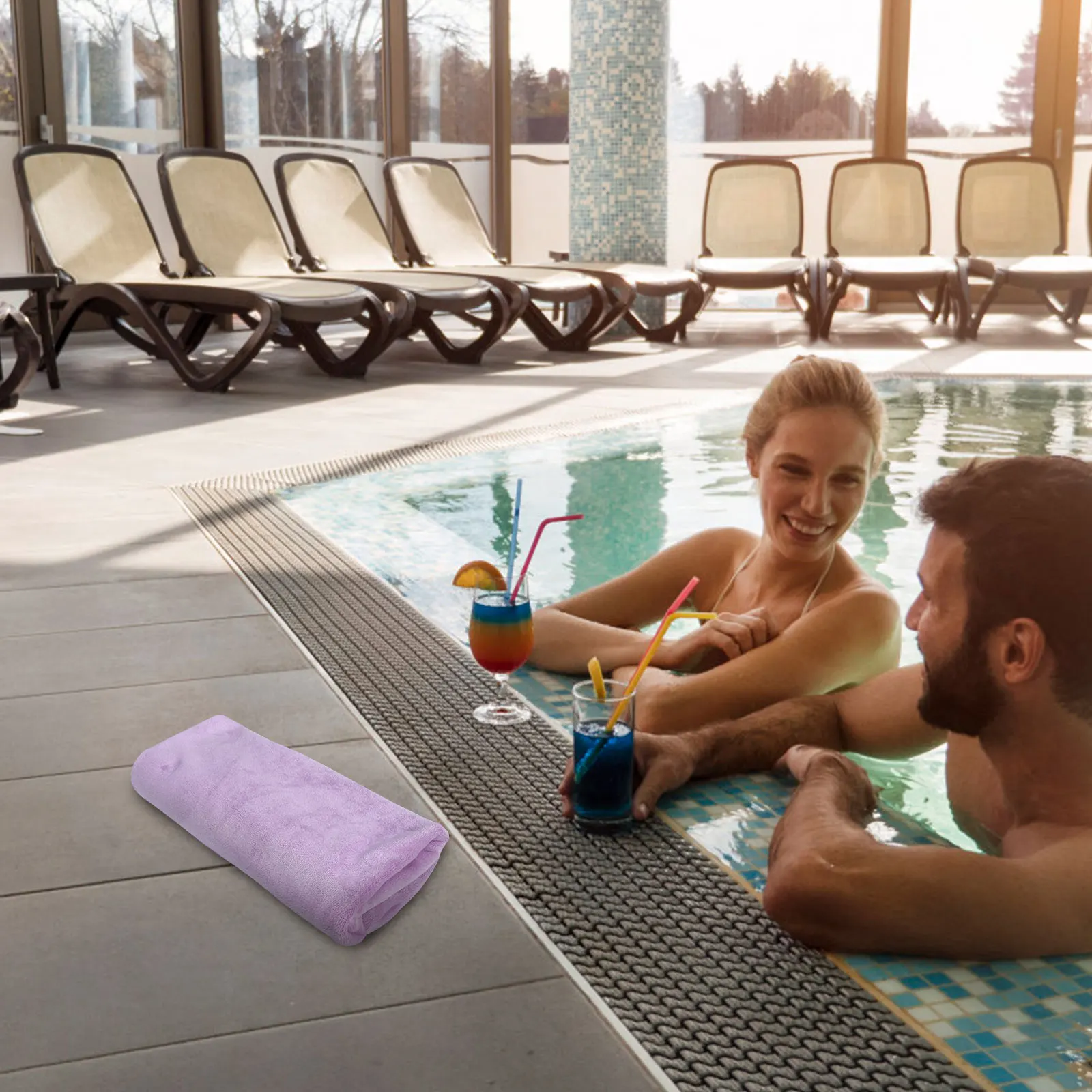 Large Microfiber Bath Towel Quick Dry Lightweight Microfiber Bath Wrap for Spa Beach Swimming Camping Travel 70x140cm Light
Large Microfiber Bath Towel Quick Dry Lightweight Microfiber Bath Wrap for Spa Beach Swimming Camping Travel 70x140cm Light