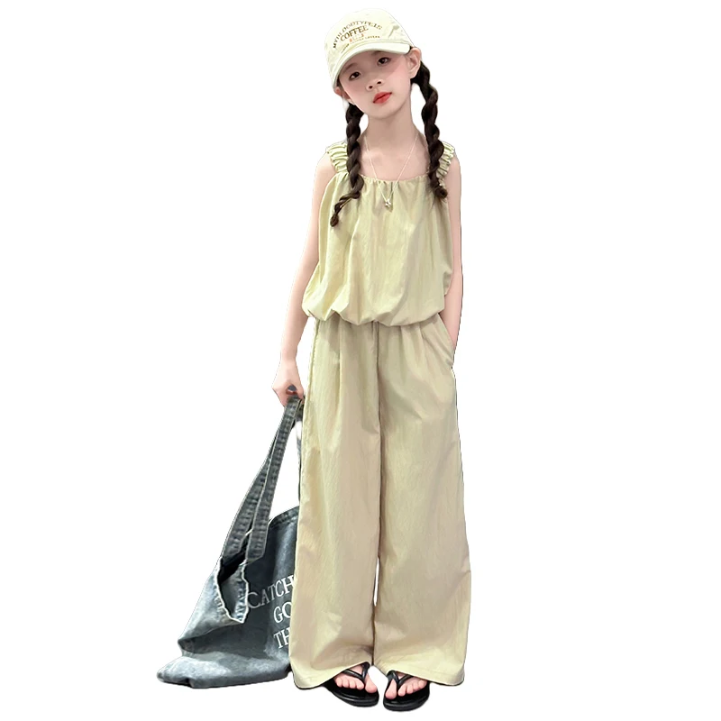 Popular Girls Clothes Set Vest&Pants Suits Child Two Pieces Of Short Top&Trousers Bottom Toddle Casual Clothing Set Size 4-14Y
Popular Girls Clothes Set Vest&Pants Suits Child Two Pieces Of Short Top&Trousers Bottom Toddle Casual Clothing Set Size 4-14Y