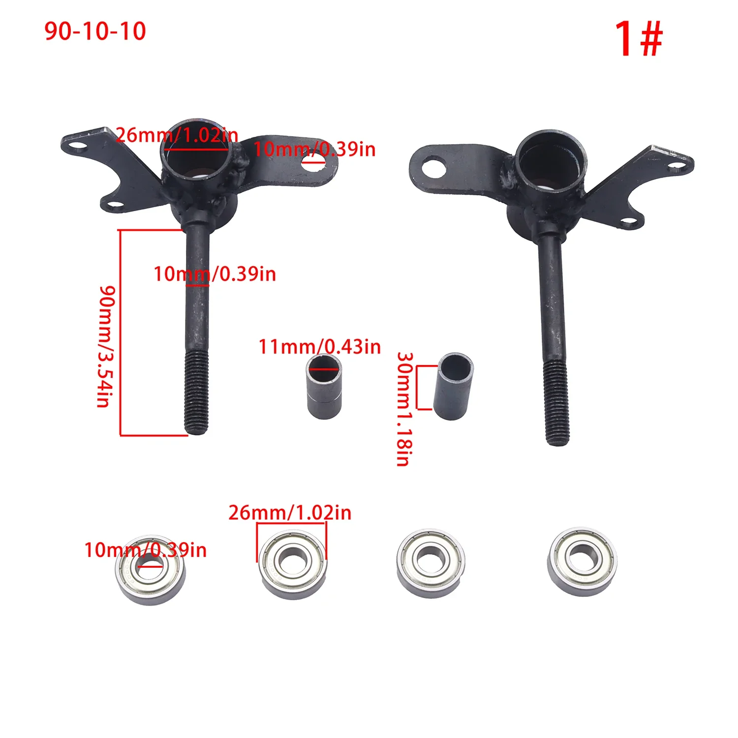 10MM 12MM Shaft Front Steering Knuckle Heavy Duty Replacement Part for Electric Go Kart Beach Buggy Off Road Vehicle Accessories
10MM 12MM Shaft Front Steering Knuckle Heavy Duty Replacement Part for Electric Go Kart Beach Buggy Off Road Vehicle Accessories