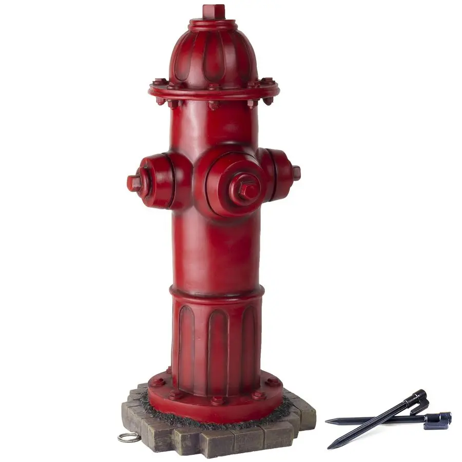 Dog Fire Hydrant Garden Statue with 2 Stakes, 16 Inches
Dog Fire Hydrant Garden Statue with 2 Stakes, 16 Inches
