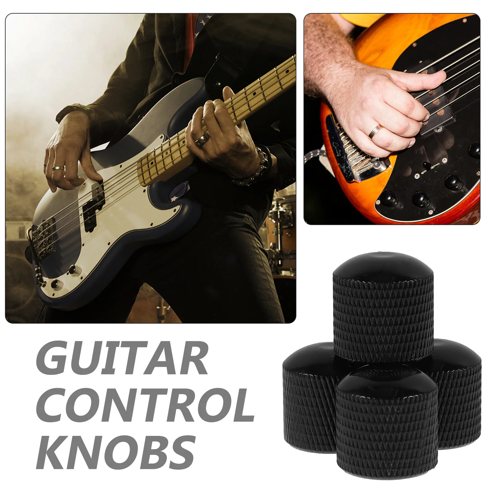 4Pcs Guitar Volume Knobs Metal Control Caps for Electric Guitar Bass Practical Useful Instrument Accessories Volume Knob
4Pcs Guitar Volume Knobs Metal Control Caps for Electric Guitar Bass Practical Useful Instrument Accessories Volume Knob