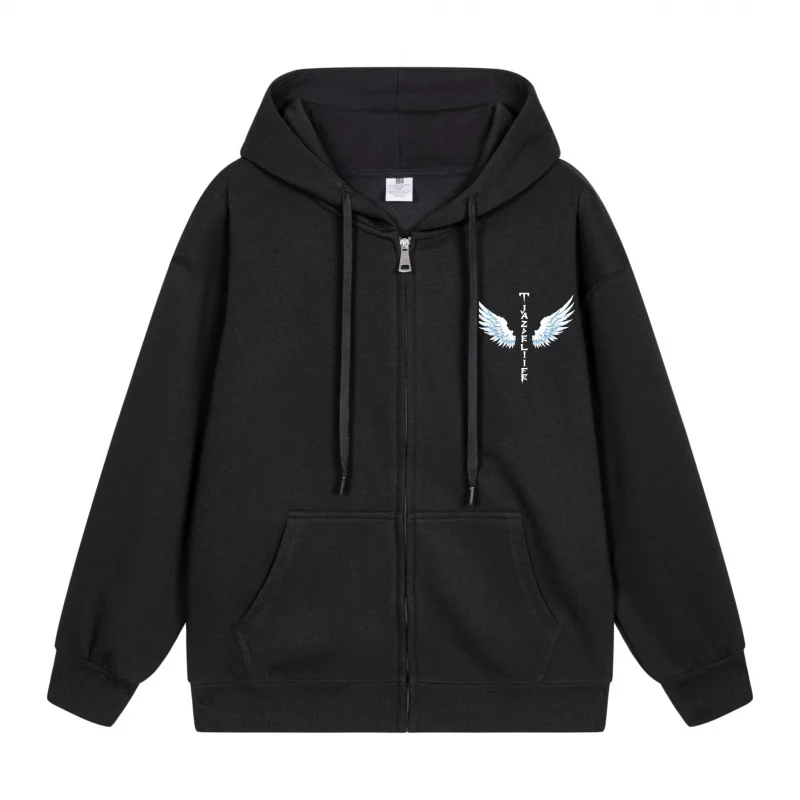 Men's Zip-Up Hoodie Angel Wings On Black Hoodie Halloween in 2025 Casual Couples’ Style Halloween Theme Halloween Party Outfit
Men's Zip-Up Hoodie Angel Wings On Black Hoodie Halloween in 2025 Casual Couples’ Style Halloween Theme Halloween Party Outfit