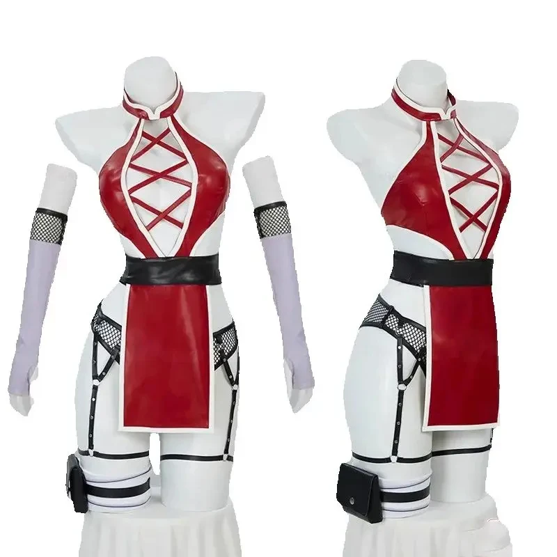 Anime Haruno Sakura Cosplay Costume Sexy Lingerie Set Cutout Backless Halter Top and Mesh Panty with Gloves
Anime Haruno Sakura Cosplay Costume Sexy Lingerie Set Cutout Backless Halter Top and Mesh Panty with Gloves
