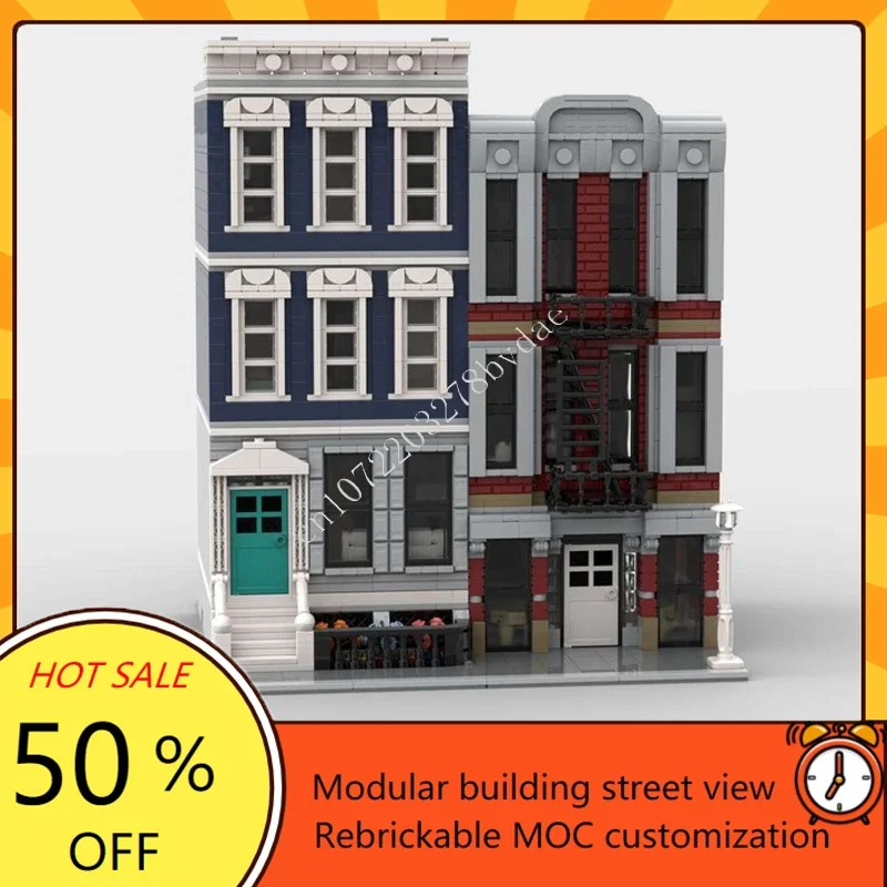 2992PCS Modular Apartment Buildings Modular MOC Creative street view Model Building Blocks DIY Education Assembly Model Toy Gift
2992PCS Modular Apartment Buildings Modular MOC Creative street view Model Building Blocks DIY Education Assembly Model Toy Gift