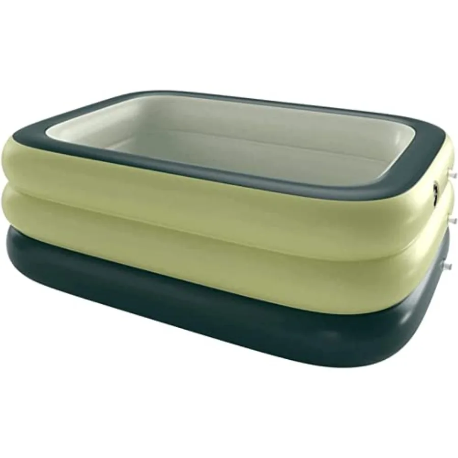 Paddling Pool Thickened PVC Material Inflatable Pool with Electric Pump Backyard Pool for /Toddlers/Adults Blow Up Pool Green I
Paddling Pool Thickened PVC Material Inflatable Pool with Electric Pump Backyard Pool for /Toddlers/Adults Blow Up Pool Green I