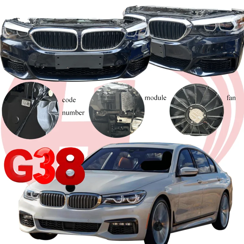 Оригинальный комплект для 2018 BMW G30 G38, передний бампер в сборе, комплекты для модернизации переднего горловины, светодиодная фара с модулем для BMW
Оригинальный комплект для 2018 BMW G30 G38, передний бампер в сборе, комплекты для модернизации переднего горловины, светодиодная фара с модулем для BMW